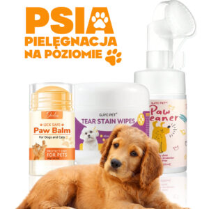 Zestaw do Pielęgnacji MYCIA dla Kota i Psa - Oczów, Łap, Nosa